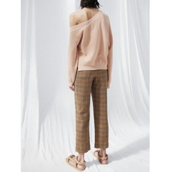 Nanushka Off The Shoulder Button Detail Knit Merino Wool Cashmere Sweater Small• - Picture 7 of 7
